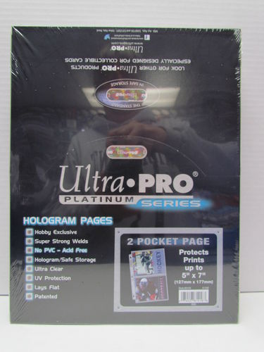 Ultra Pro Pages - 2 Pocket Platinum Page Box #81416
