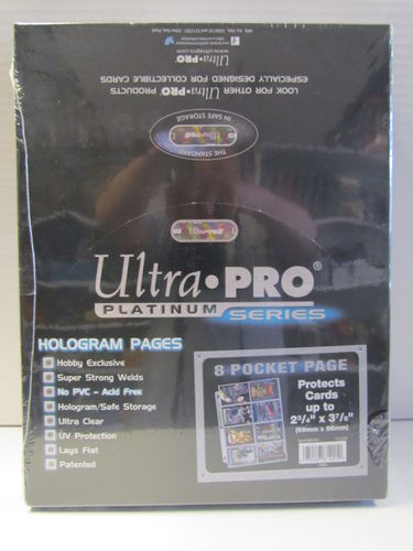 Ultra Pro Pages - 8 Pocket Platinum Page Box #81421