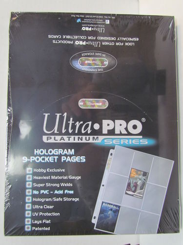 Ultra Pro Pages - 9 Pocket Platinum Page Box #81320