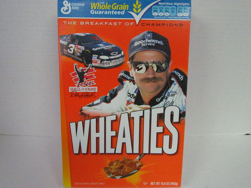 Wheaties DALE EARNHARDT Hall of Fame Box