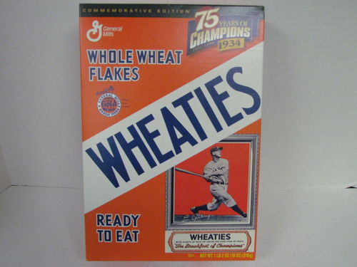 Wheaties LOU GEHRIG Commemorative Edition Box
