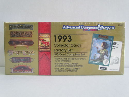 1993 TSR Advanced Dungeons and Dragons Fantasy Collector Card Factory Set