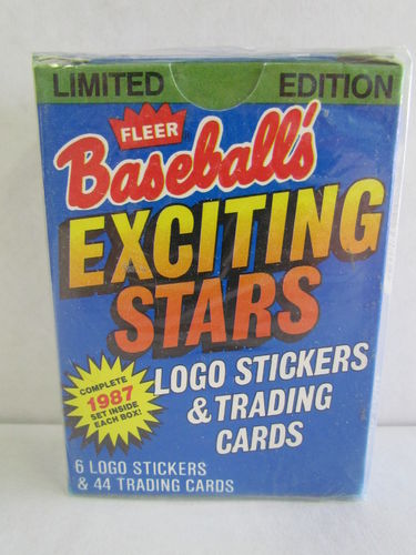 1987 Fleer Exciting Stars Baseball Factory Set