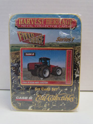 Ertl Collectibles Harvest Heritage Metal Collector Tractor Tin Set CASE III
