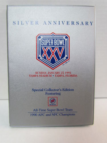 1990 Pro Set Super Bowl XXV Football Binder Set