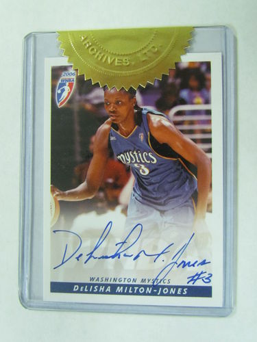 2006 Rittenhouse WNBA DeLisha Milton-Jones Autograph