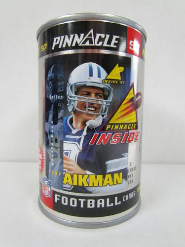 1997 Pinnacle Inside Football Can TROY AIKMAN