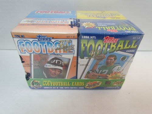 1996 Topps Football Cereal Box Factory Set