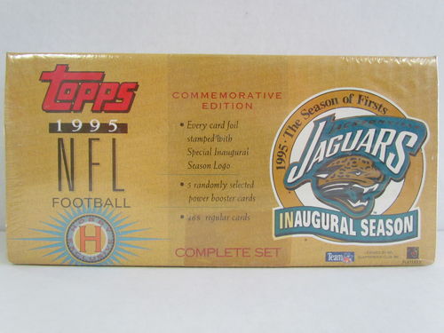 1995 Topps Football Jacksonville Jaguars Commemorative Edition Factory Set