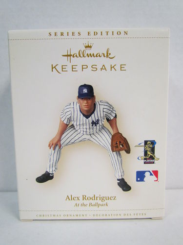 ALEX RODRIGUEZ At the Ballpark Hallmark Keepsake Series Edition Ornament