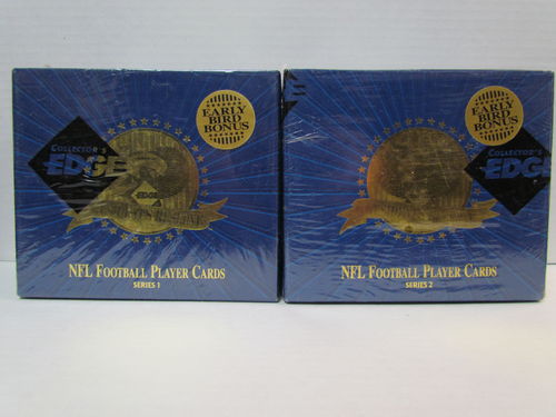 1996 Collector's Edge President's Reserve Series 1 & 2 Football Hobby Boxes