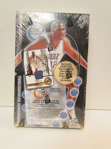 1999 Press Pass Basketball Hobby Box