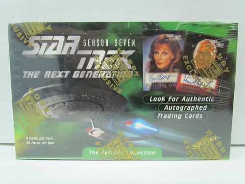 Skybox STAR TREK THE NEXT GENERATION EPISODE COLLECTION SEASON 7 Trading Cards Hobby Box