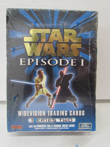 Topps STAR WARS EPISODE I Series Two Widevision Hobby Box (shrinkwrap issue)