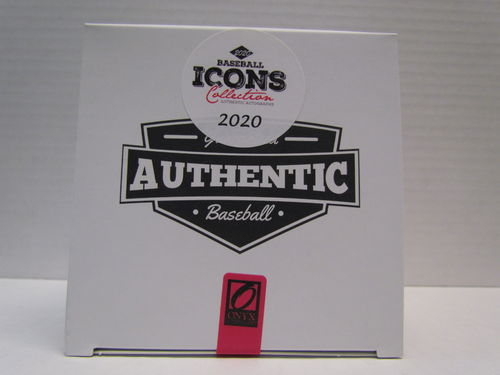 2020 Onyx Icons Collection Autographed Baseball