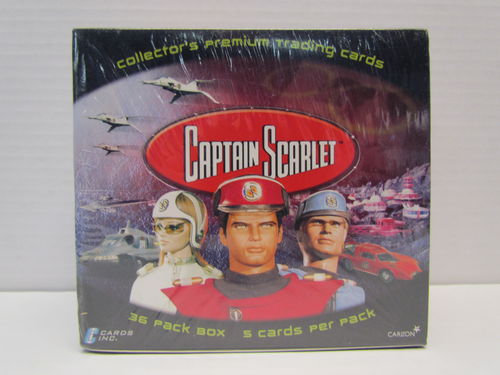 Carlton Cards Captain Scarlet Trading Cards Box
