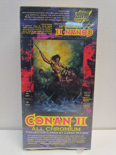 Comic Images Conan II All-Chromium Collector Cards Box