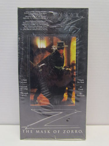DuoCards The Mask of Zorro Trading Cards Box