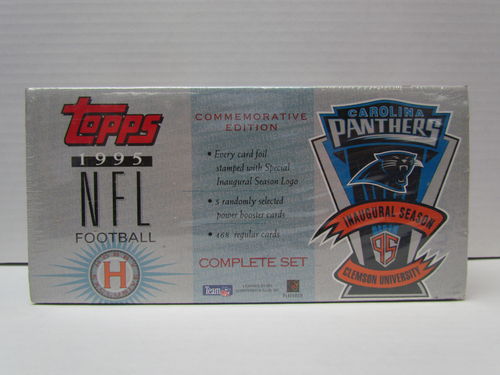 1995 Topps Football Carolina Panthers Commemorative Edition Factory Set