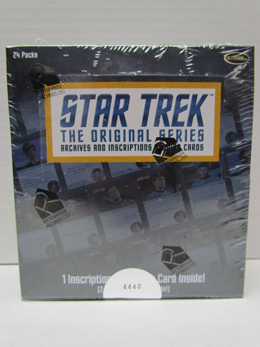 Rittenhouse STAR TREK THE ORIGINAL SERIES ARCHIVES AND IINSCRIPTIONS Trading Cards Hobby Box