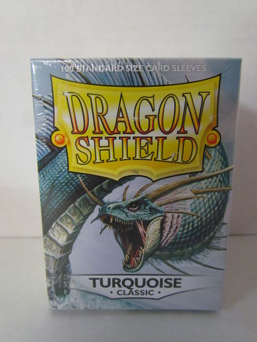 Dragon Shield Card Sleeves 100 count box TURQUOISE Classic AT-10015