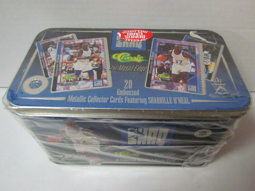 1993/94 Classic SHAQ Metallic  Collector Cards Tin Set