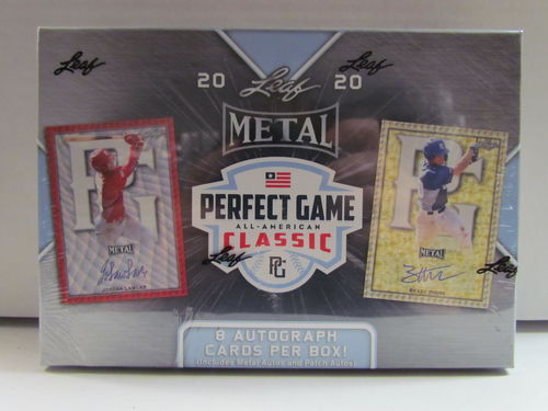 2020 Leaf Metal Perfect Game All American Baseball Hobby Box