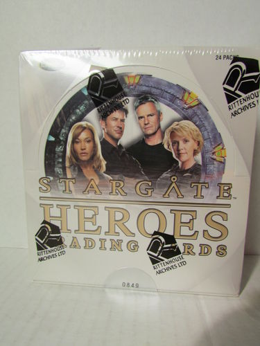 Rittenhouse STARGATE HEROES Trading Cards Hobby Box