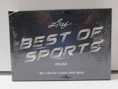 2022 Leaf Best of Sports Hobby Box