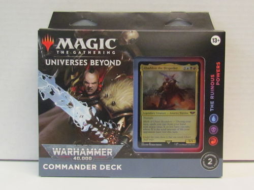 Magic the Gathering Warhammer 40K Commander Deck THE RUINOUS POWERS