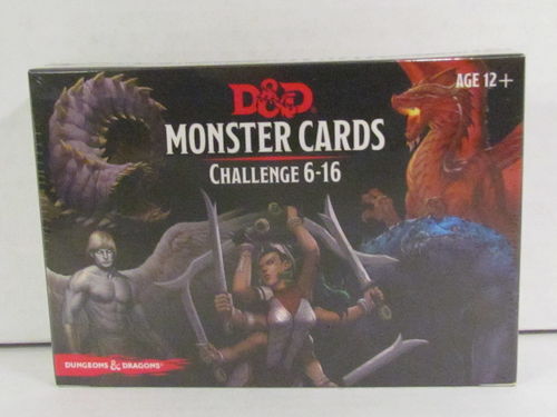 Dungeons & Dragons Monster Cards Challenge 6-16