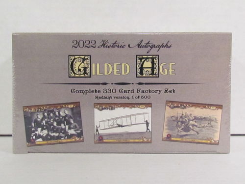 Historic Autographs 2022 Gilded Age Trading Cards Factory Set