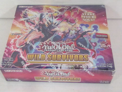 YuGiOh Wild Survivors 1st Edition Booster Box