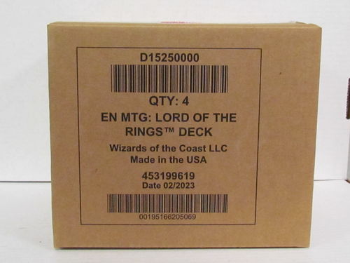 Magic the Gathering Lord of the Rings Commander Decks (Set of 4)