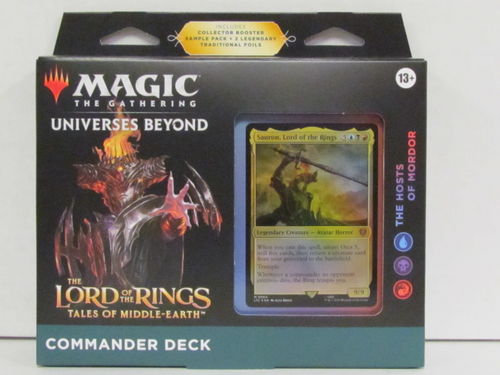 Magic the Gathering Lord of the Rings Commander Deck THE HOSTS OF MORDOR