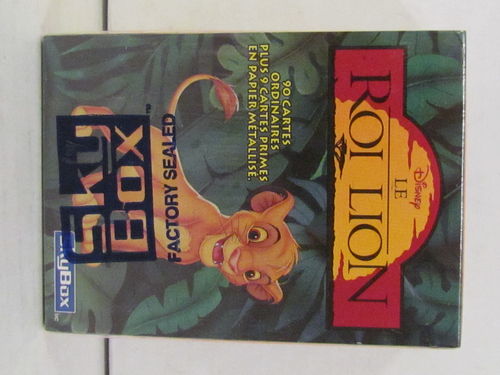 SkyBox Disney The Lion King Trading Cards Factory Set (French)