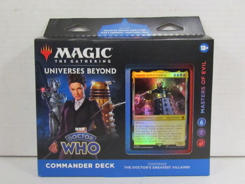 Magic the Gathering Doctor Who Commander Deck MASTERS OF EVIL