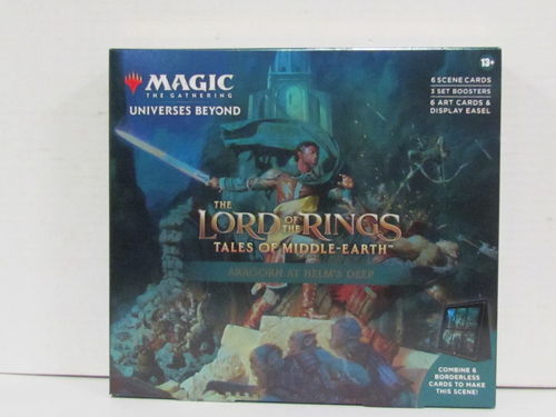Magic the Gathering Lord of the Rings Scene Box ARAGON AT HELM'S DEEP