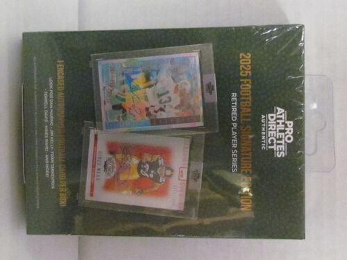 2025 Pulse Pro Athletes Direct Authentic Retired Signature Football Hobby Box