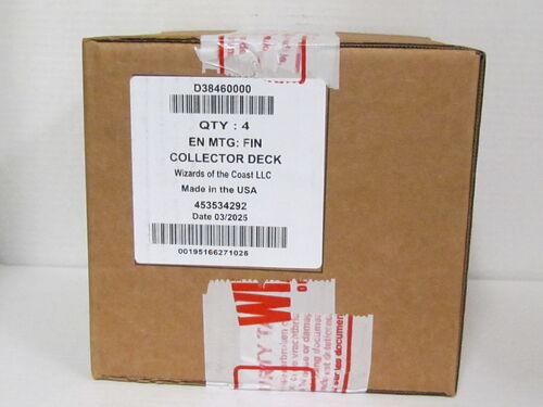 Magic the Gathering Final Fantasy Commander Collector Deck (Set of 4)