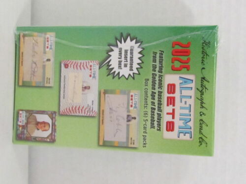 2025 Historic Autographs All-Time Sets Baseball Hobby Box
