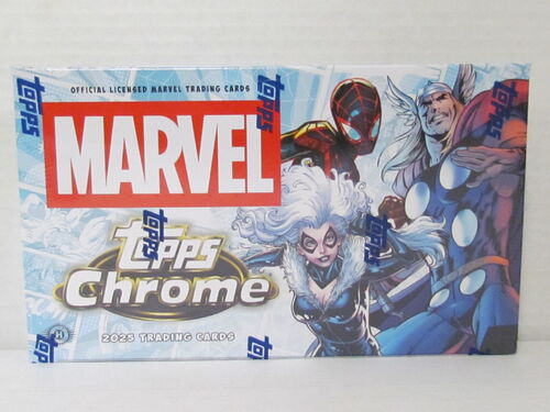 Topps Marvel 2025 Chrome Trading Cards Hobby Box