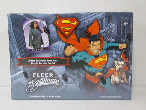 Upper Deck DC 2025 Fleer Brilliants Superman Trading Cards Mega Box