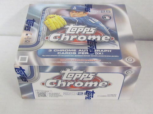 2025 Topps Chrome Baseball Jumbo Box