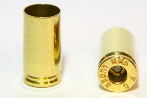 9mm Luger Brass Casings