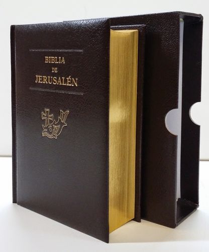 Biblia de Jerusalen de bolsillo -filo dorado