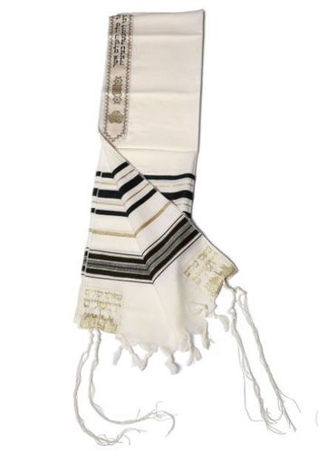 Tallit Tradicional Hebrea - BND
