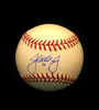 John Mayberry Jr. Signed OML Baseball