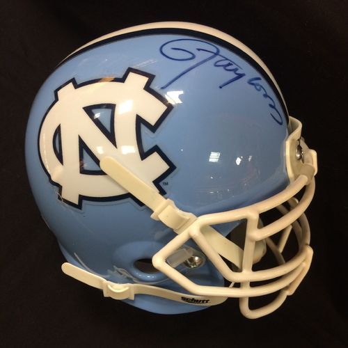 University of North Carolina Lawrence Taylor Autographed Mini Helmet