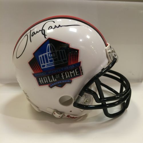 Harry Carson New York Giants Autographed Hall of Fame Mini Helmet